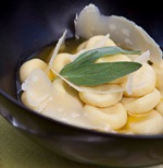 Gluten-free gnocchi with brown butter